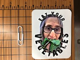 Vegan Sticker (that Vegan Teacher Eat Your Vegetables)