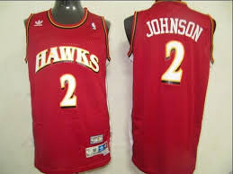 Hot Sale Hawks 2 Johnson Apparel Red Mla7957 Mens Nba