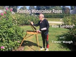 Painting Watercolour Roses At Kew Gardens Youtube In 2020 Kew Gardens Kew Kew Gardens London