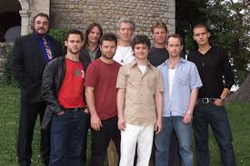 'the lord of the rings' is one of those things that keeps us young and feeling fifteen forever. The Fellowship Of The Ring Gathers For The First Time After Being Cast 1999 Post Lord Of The Rings Fellowship Of The Ring Lotr Cast