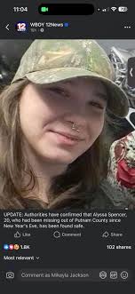 MISSING: Authorities in West Virginia are asking for the public's help  locating Alyssa Spencer, 20, who was last seen
