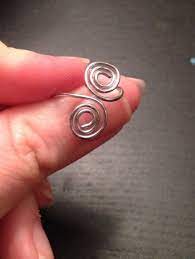Swirly Paperclip Ring Paper Clips Diy Paper Clip Paperclip Crafts