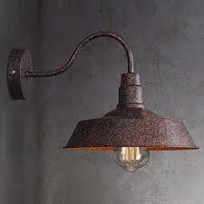 Vintage wall sconce light, industrial barn light gooseneck wall light fixture, bathroom vanity lamp metal lampshade, for outdoor indoor farmhouse garden bedroom kitchen. Industrial Barn Style Wall Sconce Litfad 10 Gooseneck Arm Edison Vintage Metal Wall Lamp Mounted Lighting Fixture Rust Buy Online In Belize At Belize Desertcart Com Productid 41283554