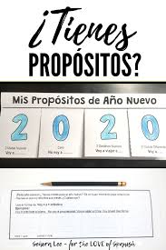 Spanish Resolutions 2020 New Year S Resolutions In Spanish With The Verb Ir Spanish Teacher Resources New Years Resolution Spanish Teaching Resources