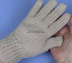 2 Sisle Dikissiz 5 Parmakli Eldiven Tarifi Nazarca Com Baby Knitting Patterns Eldiven Orgu Egitimleri