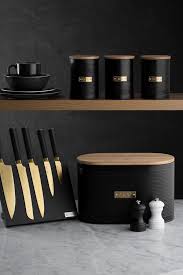 Pin By Clarissa On Decor For Current House Black Kitchen Accessories Gadgets Kitchen Cooking Home Decor Kitchen