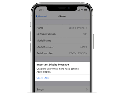 Apple S Iphone 11 And 11 Pro Will Show A Warning If They Can T Verify A Replaced Screen The Verge