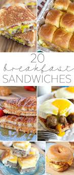 Sandwich with the usda shredded mozzarella cheese and the usda. 20 Breakfast Sandwiches Breakfast Sandwich Recipes Breakfast Sandwich Breakfast Dishes