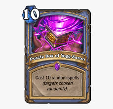 Pandora's box of troubles has broken apart, and the pieces have been hidden throughout the world by seven legendary trickster characters. Hearthstone Saviors Of Uldum Puzzle Box Of Yogg Saron Hearthstone Hd Png Download Kindpng