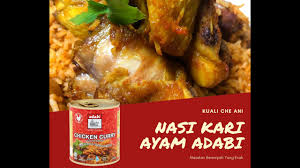 Resepi Nasi Kari Ayam Adabi Versi Mudah Pantas Youtube