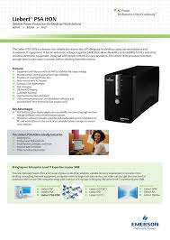 Liebert Psa Iton Mega Global Solution Manualzz