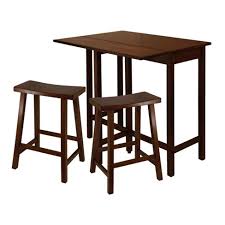 Maybe you would like to learn more about one of these? 3pc 24 Lynnwood High Drop Leaf Counter Height Extendable Dining Table Set With Saddle Seat Stool Walnut Winsome Target