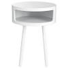 Minimalist side table brings natural beauty and modern form to any outdoor. 1