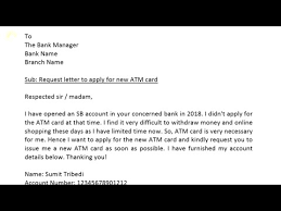 We did not find results for: Application To Bank Manager For New Atm Card Youtube
