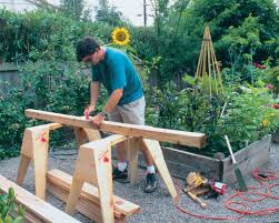 You can purchase a raised garden bed kit or planter box from your local garden center. Build Your Own Raised Beds Finegardening