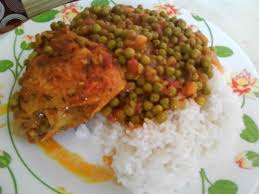 Cari Poulet Aux Petits Pois L Horizon Lointain La Reunion