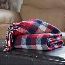 Check out our linen throw blanket selection for the very best in unique or custom, handmade pieces from our blankets & throws shops. Amazon Com Lavish Home Throw Blanket Cashmere Like Red Blue White Home Kitchen