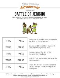 Battle Of Jericho Battle Of Jericho Bible Lessons For Kids Bible Activities For Kids