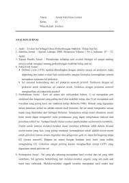 Pengelolaan sarana dan prasarana pendidikan sekolah menengah pertama 7. Understand Biology Contoh Format Analisis Jurnal