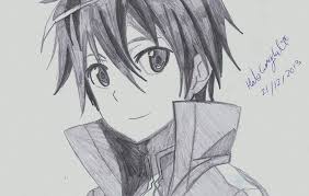 He also receives a black sword in underworld, which took a full year to craft by a master swordsmith and its priority rating (read: Sword Art Online Drawing Kirito