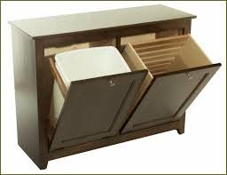 kitchen cabinet trash can pull out