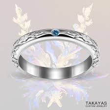 Ffxv Lunafreya S Flower Inspired Wedding Ring Takayas Custom Jewelry Fantasy Wedding Rings Fantasy Ring Wedding Rings