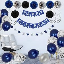 Find & download the most popular blue birthday photos on freepik free for commercial use high quality images over 9 million stock photos. Birthday Decorations Men Blue Birthday Party Decorations For Men Women Boys Grils Happy Birthday Balloons For Party Decor Suit For 16th 20th 25th 30th 35th 40th 50th 60th 70th Blue Pricepulse