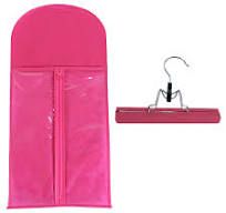 Hair Extension Storage Bag With Hanger Dust-proof Portable Suit With Zip  For Wigs And Hairpieces