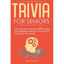 So you say you're a music lover, and you just love that old time rock 'n' roll, so you probably know a lot about the unforgettable groups and singers of the . Buy Trivia For Seniors Keep Your Brain Young With 365 Exciting And Challenging Questions Of Events From The 50s 60s 70s And 80s Paperback October 28 2020 Online In Indonesia B08m2lmf8z