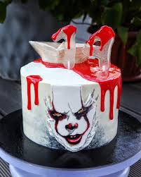 Pennywise Cake Scary Cakes Scary Halloween Cakes Horror Cake