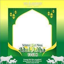 Bu gün müqəddəs qurban bayramıdır. Twibbon Selamat Hari Raya Idul Adha 1442 H