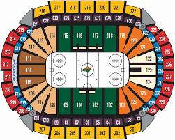Section 101 Xcel Energy Center The Bell Center Seating Chart