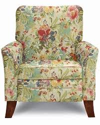 Floral Chair Chair And A Half Furniture High Leg Recliner