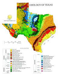 Texas Gold Prospecting Equipment Tips Texas Map Geology Cartography