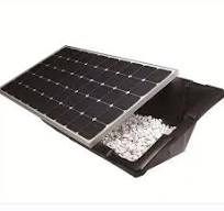 Manufacture Plastic Solar Mounting System Support Ballasted for Flat Roof System Plastic Bucket