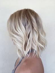 Shoulder Length Blonde Ombre Hair Bob Frisuren Blond Balayage Kurze Haare Lange Bob Frisuren