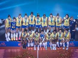 O triunfo por 3 a 0 sobre a coreia do sul por 3 sets a 0, parciais de 25/18, 25/23 e 25/18, em rimini, na itália, carimbou o passaporte para a semifinal da competição. Olimpiadas Selecao Feminina De Volei Do Brasil E Convocada Veja