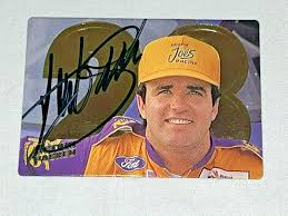 Hut Stricklin ALABAMA GANG VINTAGE NASCAR ACTION PACKED SMOKIN JOES signed  card