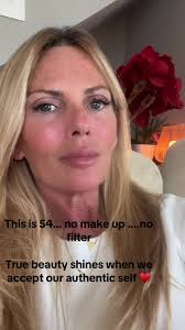 Spending a lifetime wearing makeup to mask insecurities and striving to  meet external ideals can feel like a shield, but it also hides the essence  of who you truly are. Reaching 54 and finally ...