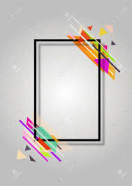 Drag and drop your photo or your design into the perfect digital photo frame, adjust the frame's color and change it into a blue or other color. Abstract Background With A Modern Trendy Frame Design Stock Photo Picture And Royalty Free Image Image 99298830
