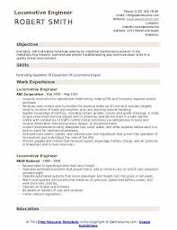 Locomotive Engineer Resume Samples Qwikresume