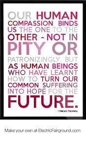 Nelson Mandela Framed Quote Compassion Quotes Compassion