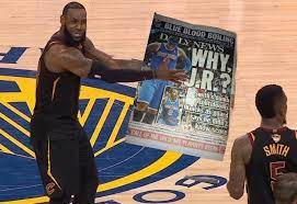 J r smith lebron meme. Even The Knicks Were Sick Of His Performance Lebron James S Nba Finals Reaction Know Your Meme