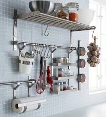 Maybe you would like to learn more about one of these? Amazon Com Ikea Stainless Steel Kitchen Organizer Set 15 75 Inch Rail 5 Hooks Silver Home Kitchen