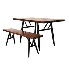 What is the ideal size bench for a dining table? Red Brown Wooden Top Pirkka Dining Table Bench Set By Ilmari Tapiovaara For Artek 1960s Set Of 2 For Sale At Pamono