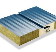 50mm PU+Rock Wool Sandwich Panel for Wall Panels - Composite ...