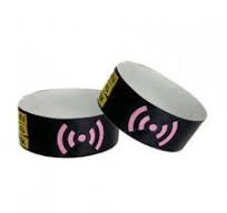 Pulseira NFC NTAG213 RFID Tyvek para parque de ...