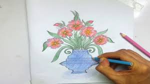 Flower Vase Drawing Flower Vase Drawing Colour With Pencil Top Drawing And Art Ø³ÙØ·ÙØ© Ø¹ÙØ§Ù Vlip Lv Very basic and easy for everyone who have just started to lea. Ø³ÙØ·ÙØ© Ø¹ÙØ§Ù vlip lv