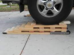 Ramps By Badlander Homemade Ramps Constructed From 2x10s Wheel Mounted For Enhanced Mobility Http Www Homemadetools Net Car Ramps Diy Car Ramps Diy Car