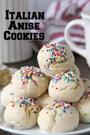 These cookies are very easy to make and are great for any cookie table, especially around the holidays, and go especially well with your afternoon cup of tea (or coffee). Italian Anise Cookies With Sprinkles Snappy Gourmet